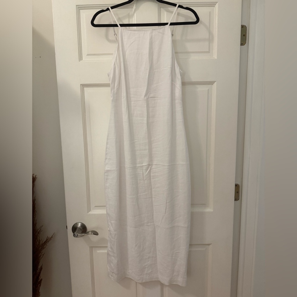 Madewell White Linen Dress